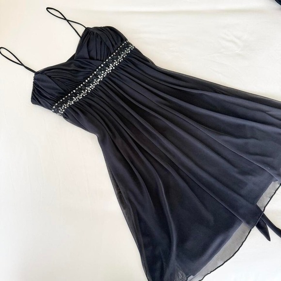 Dresses & Skirts - y2k black fairy mini dress